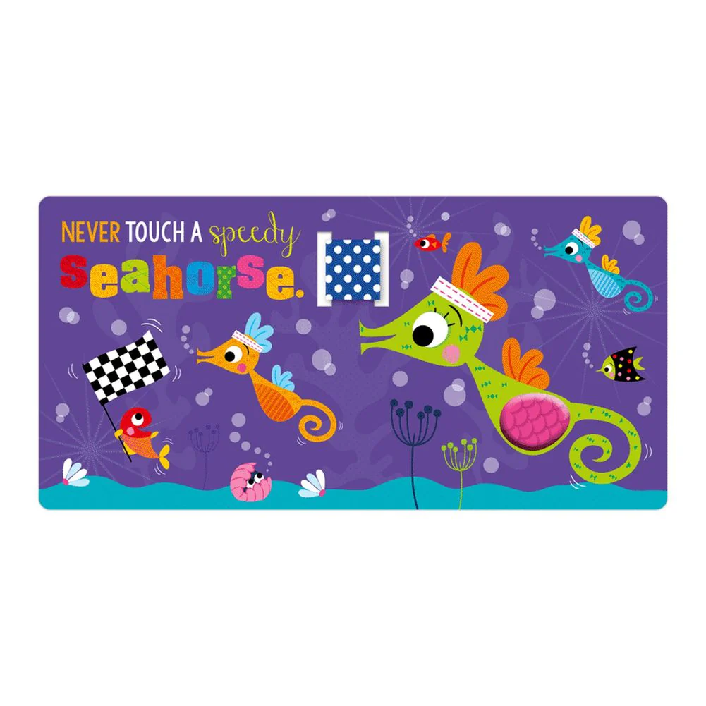 Make Believe Ideas Baby Sensory Stroller Mini Board Book - Never Touch A Shark! - Image 3
