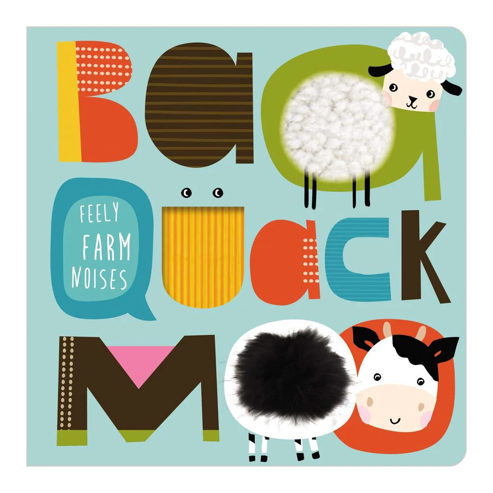 Make Believe Ideas Sensory Board Book - Baa Quack Moo