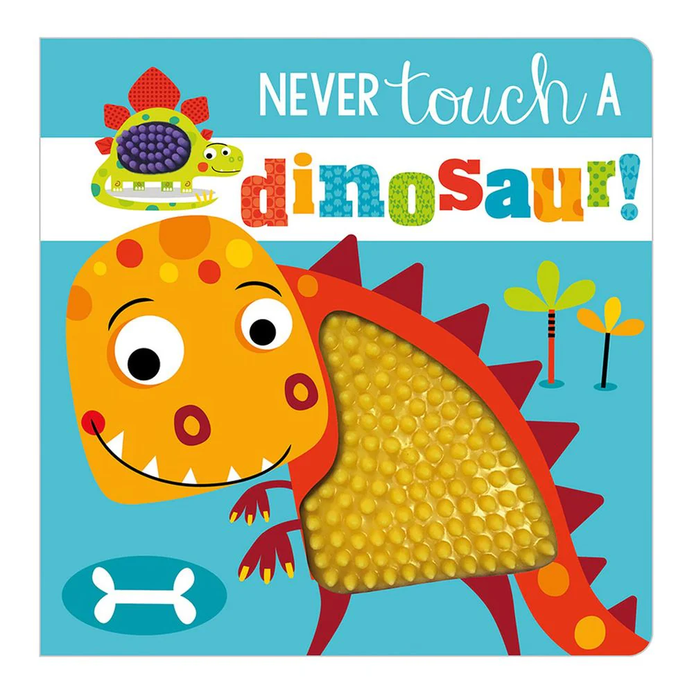 Make Believe Ideas Sensory Board Book - Never Touch A Dinosaur!