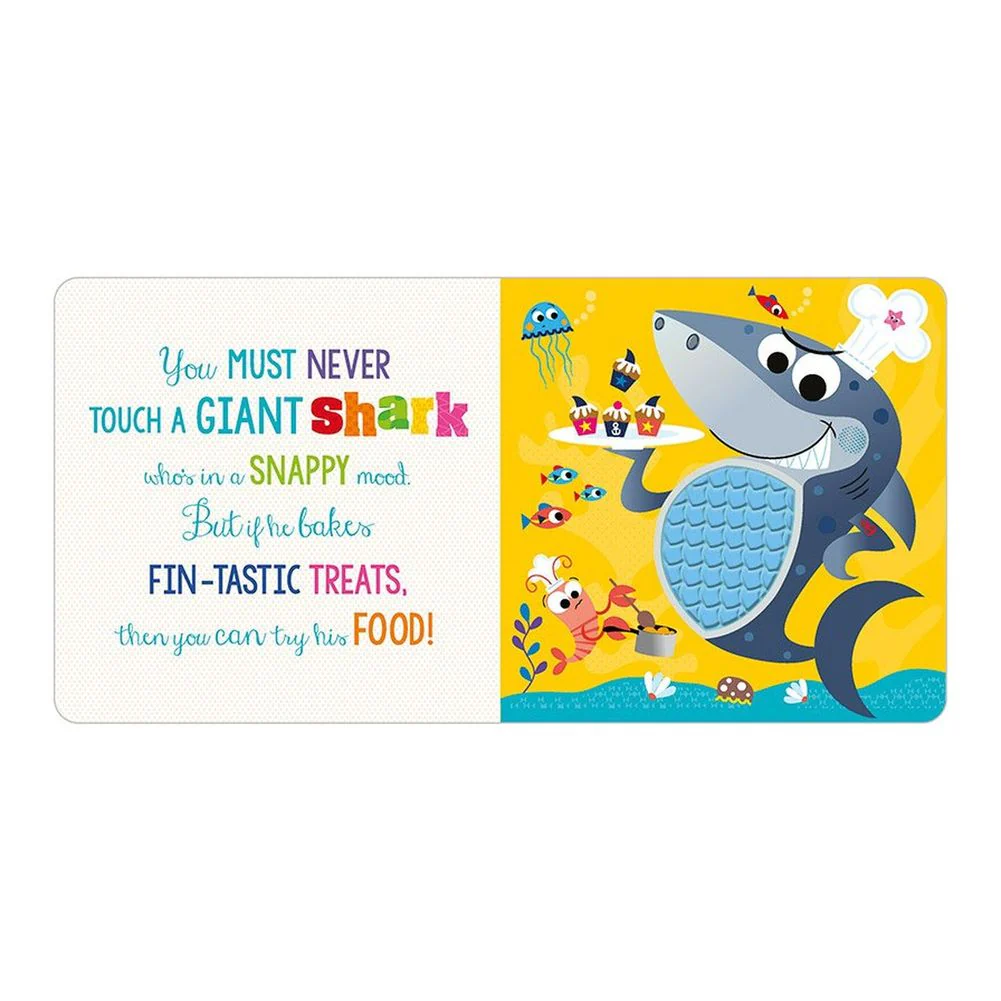 Make Believe Ideas Sensory Board Book - Never Touch A Shark! - Image 2