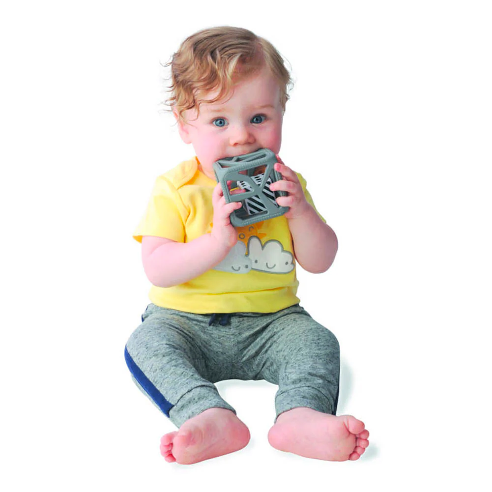 Malarkey Kids Chew Cube - Dark Grey - Image 4
