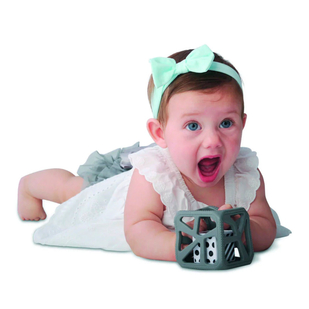 Malarkey Kids Chew Cube - Dark Grey - Image 5