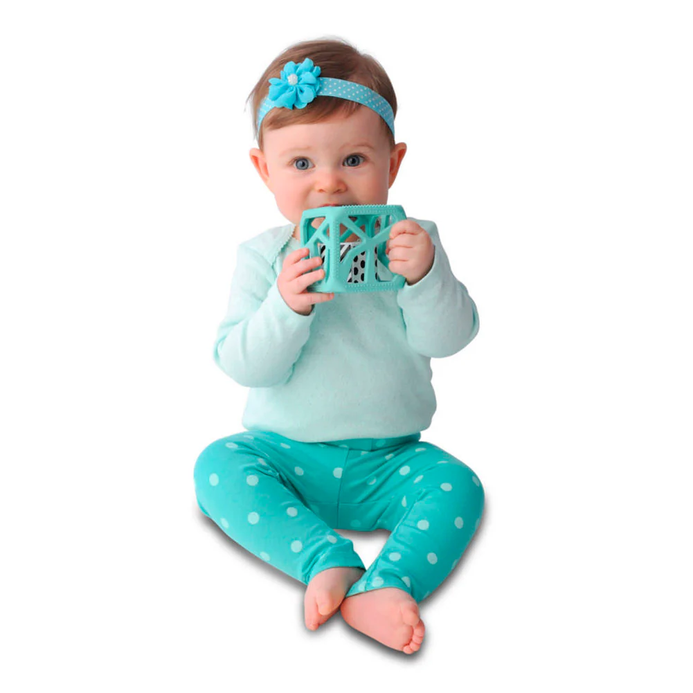 Malarkey Kids Chew Cube - Mint Green - Image 2