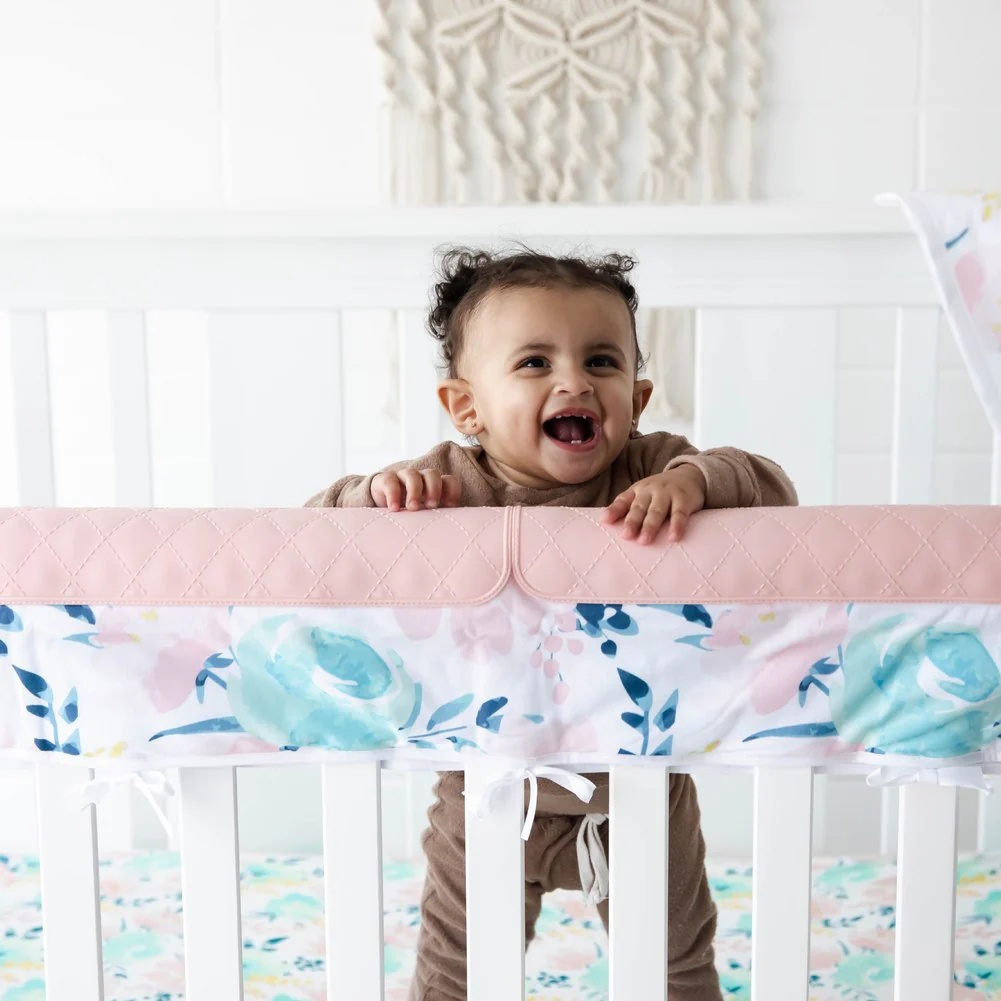 Malarkey Kids Crib Chomper Crib Rail Guard - Floral - Image 4