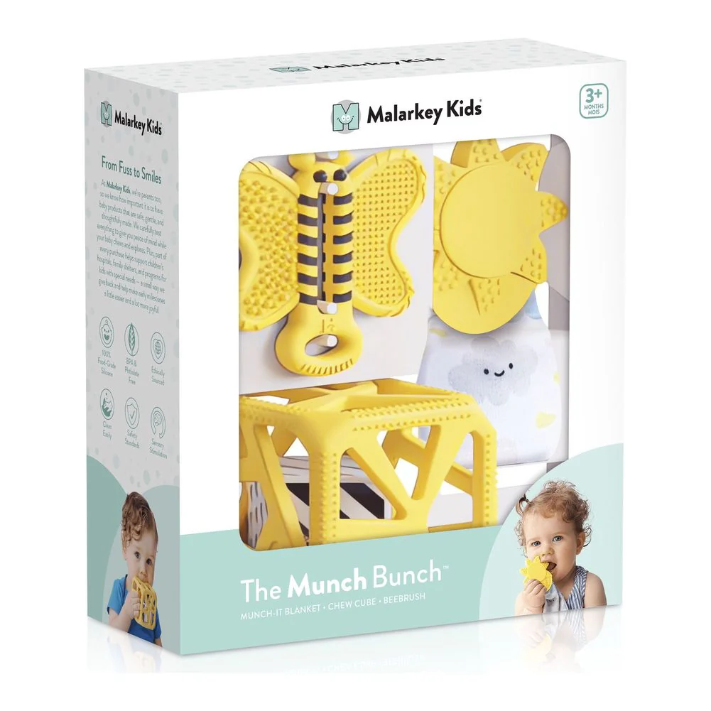 Malarkey Kids The Munch Bunch Teething Toy Set