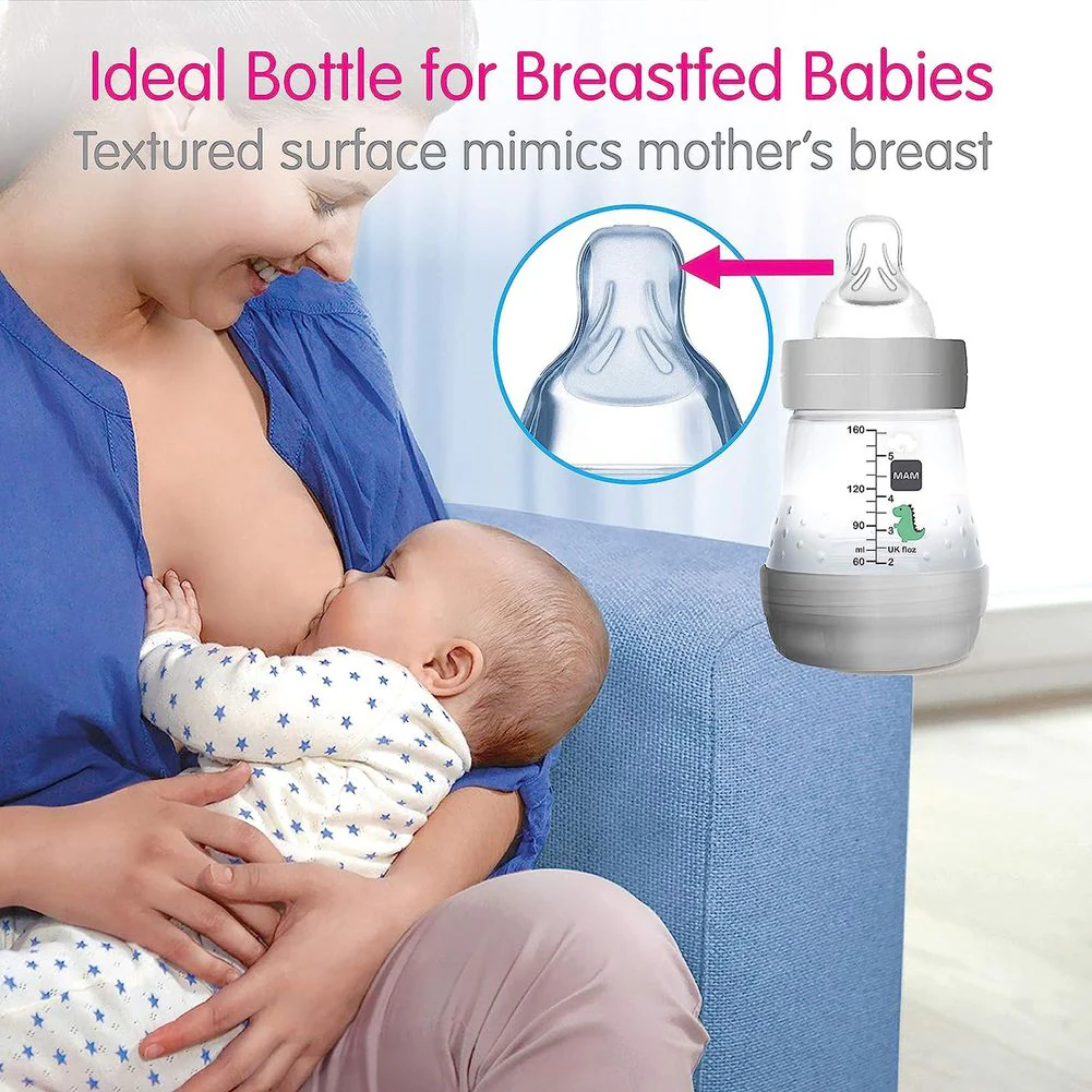 MAM 2-Pack Easy Start Baby Bottle Set (5 oz) - Unisex (0+ Months) - Image 4