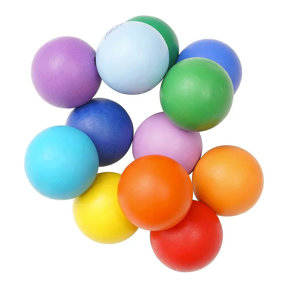 Manhattan Toy Classic Wood Baby Beads Infant Toy - Colourful - Image 4