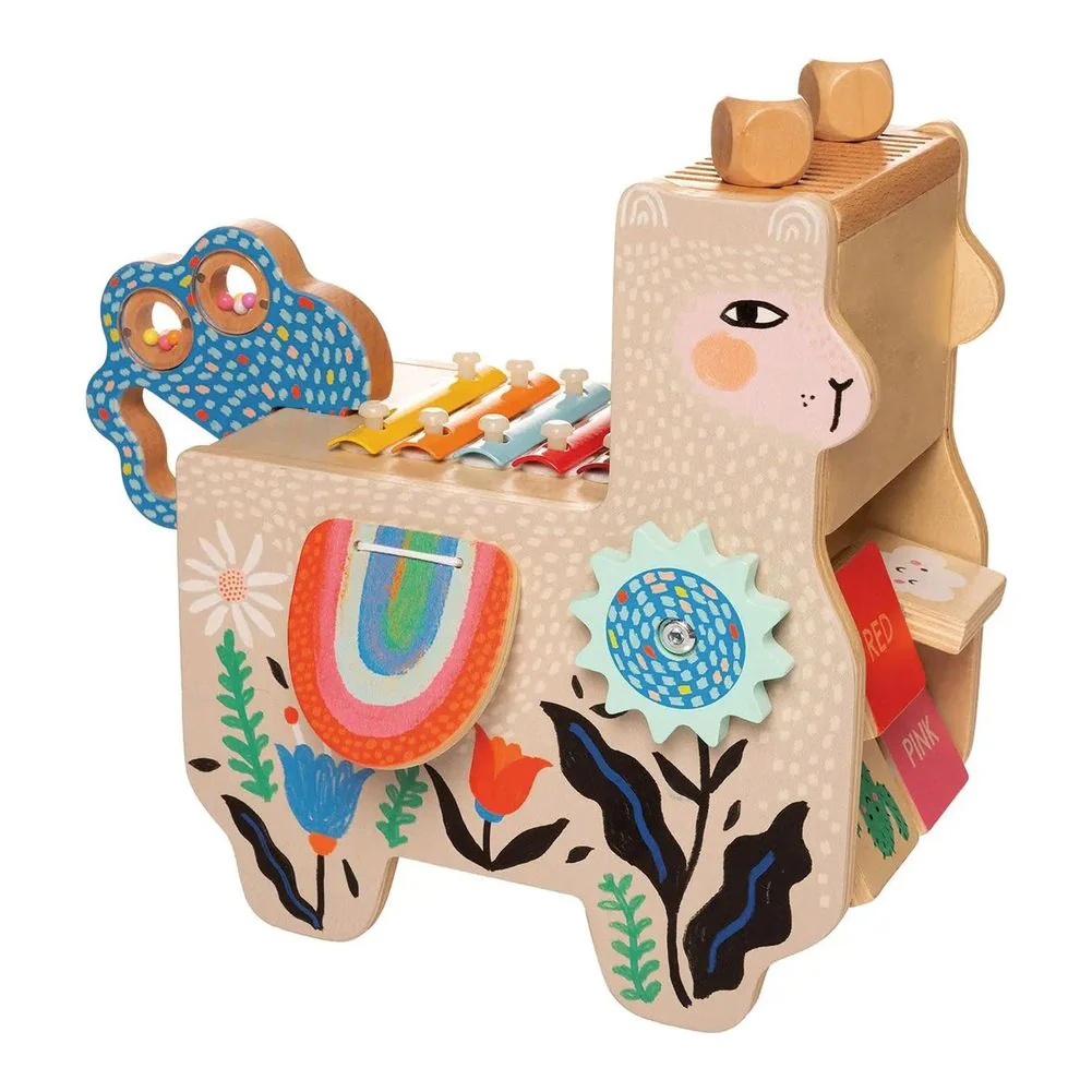 Manhattan Toy Toddler Musical Lili Llama Wooden Instrument