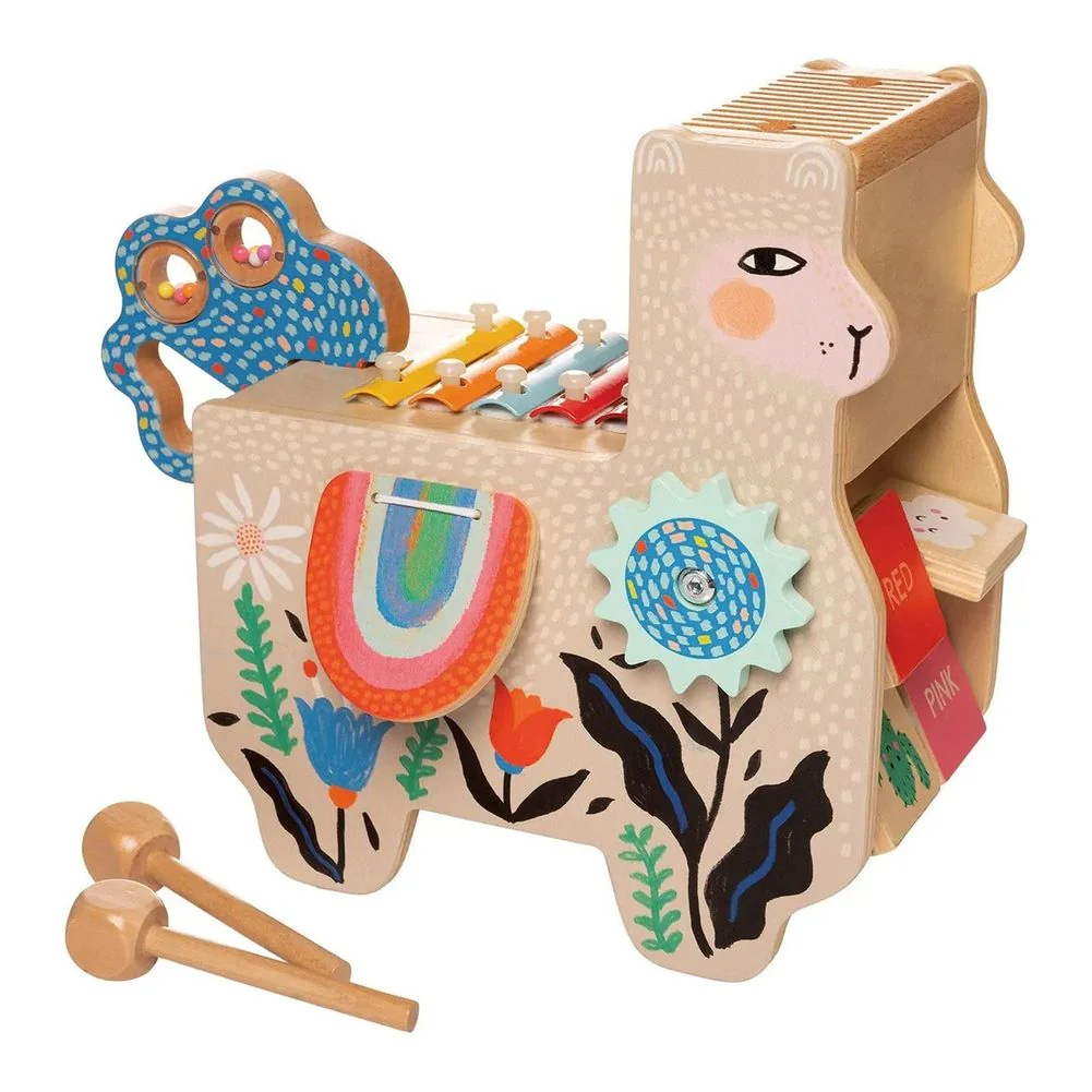 Manhattan Toy Toddler Musical Lili Llama Wooden Instrument - Image 2