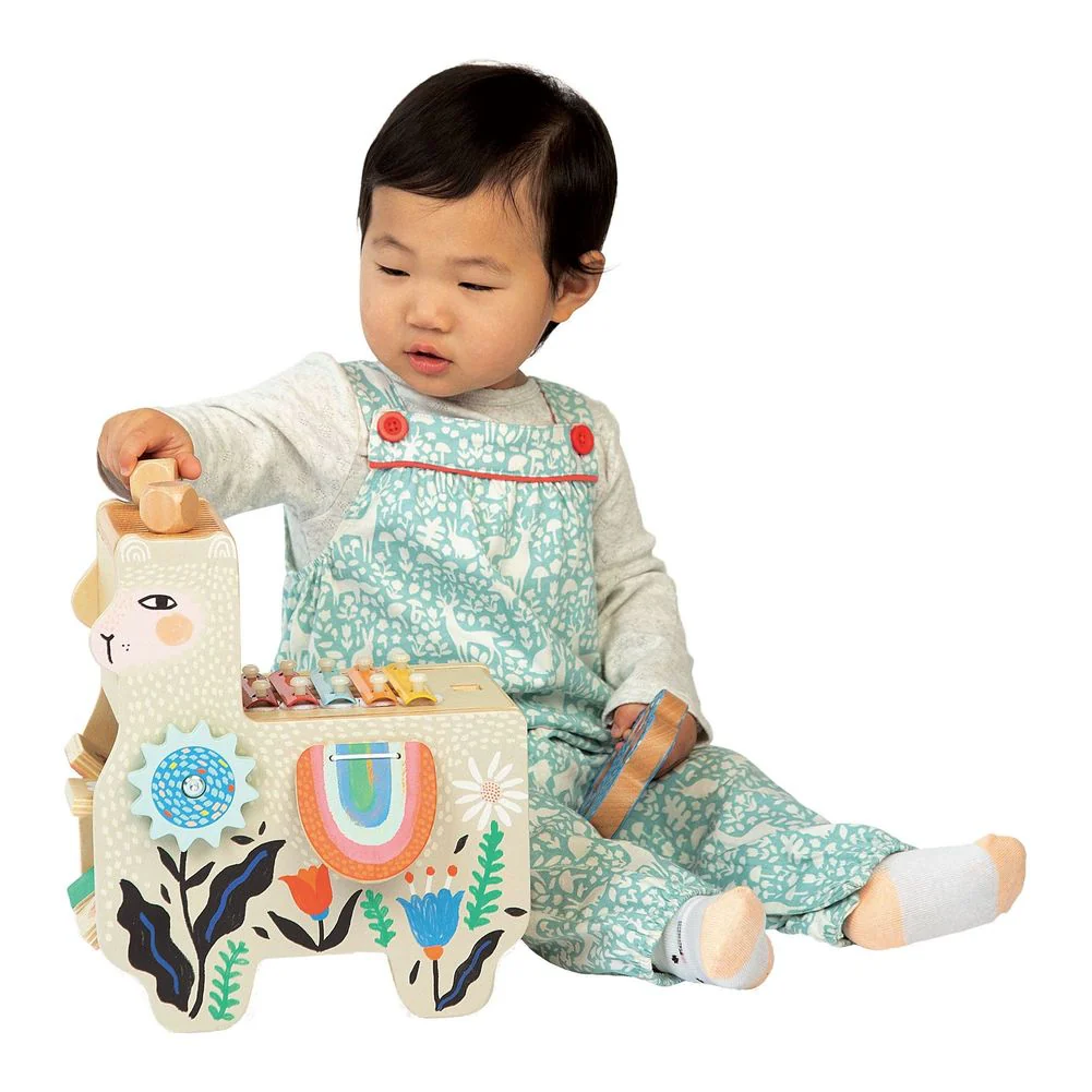 Manhattan Toy Toddler Musical Lili Llama Wooden Instrument - Image 4