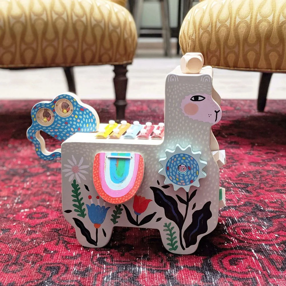 Manhattan Toy Toddler Musical Lili Llama Wooden Instrument - Image 5