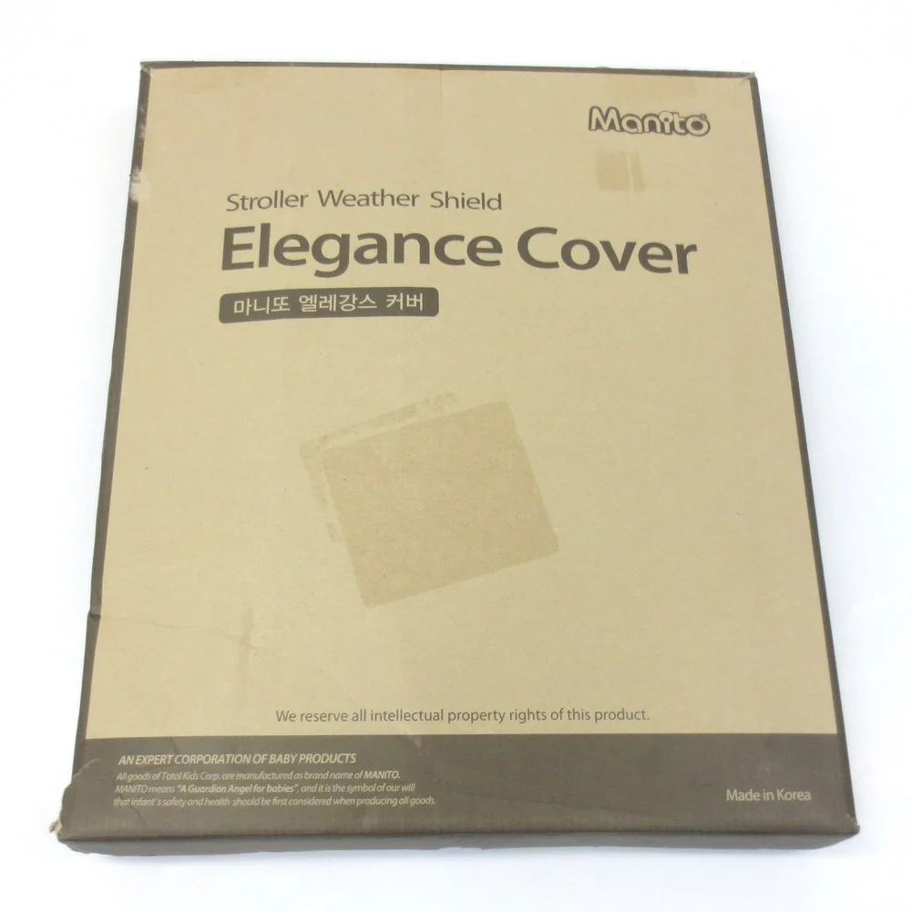 Manito Elegance Alpha Stroller Weather Shield - Navy (Open Box) - Image 2
