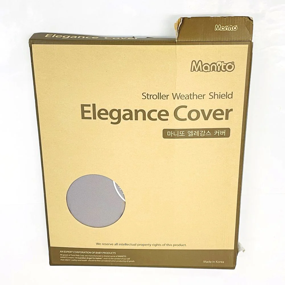 Manito Elegance Alpha Stroller Weather Shield - Navy (Open Box) - Image 2