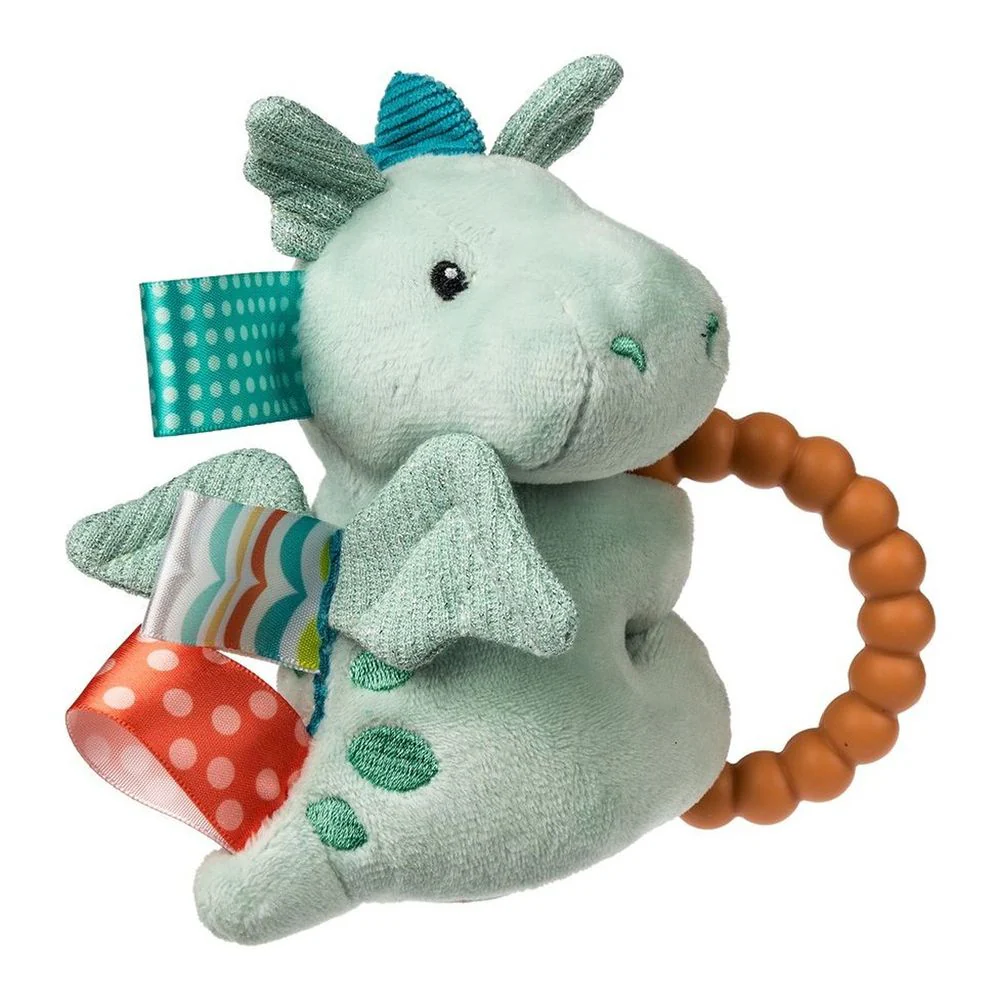 Mary Meyer Taggies Teether Rattle Toy - Drax Dragon - Image 2