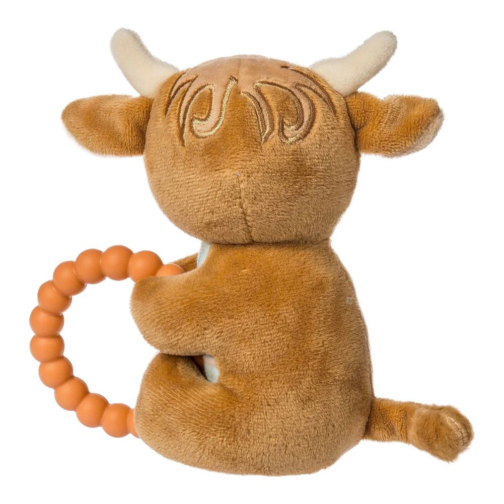 Mary Meyer Teether Rattle - Hetty Highland Cow - Image 2