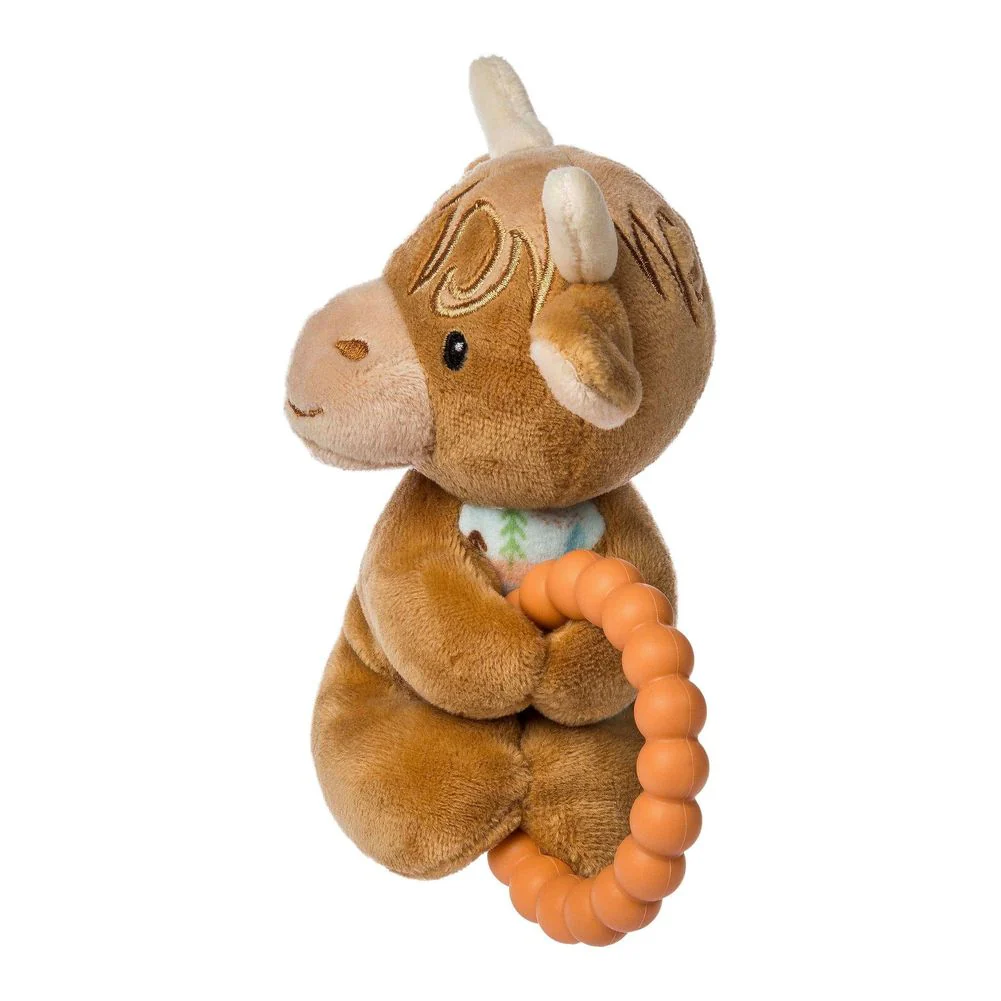 Mary Meyer Teether Rattle - Hetty Highland Cow - Image 3