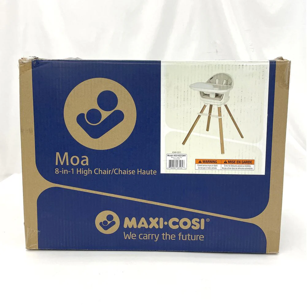 Maxi Cosi Moa 8-in-1 High Chair - Sand Horizon (Open Box) - Image 2