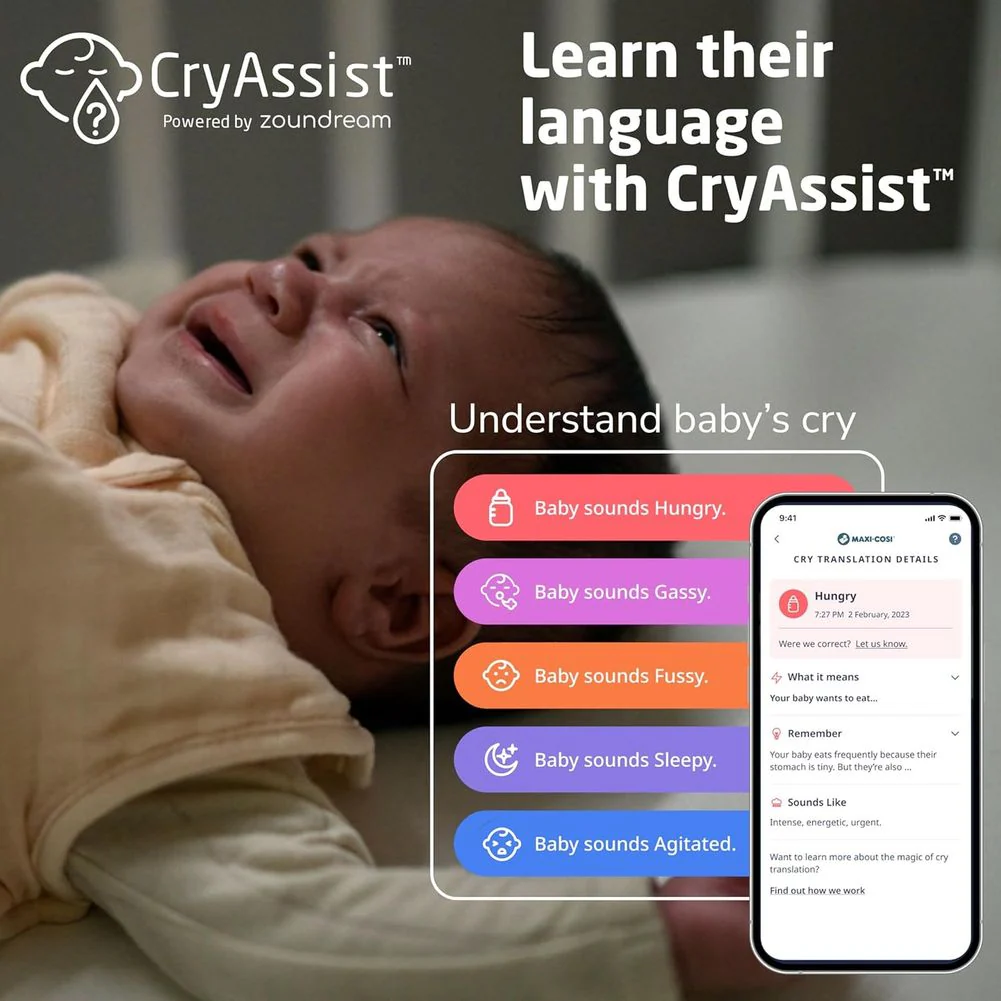 Maxi Cosi See Pro 360 Baby Monitor & Parent Unit With CryAssist Technology - Image 3