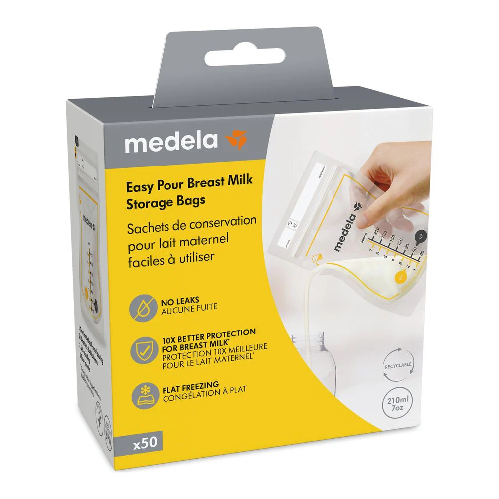 Medela Easy Pour Disposable Breast Milk Storage Bags - Image 3