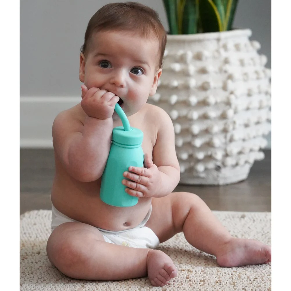 Melii Silicone Bottle with Straw (238 ml) - Image 2