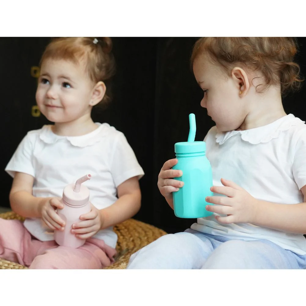 Melii Silicone Bottle with Straw (238 ml) - Image 3