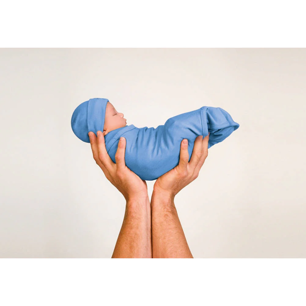 Merino Cocooi Swaddle & Hat Set - Banbury (0-3 Months) - Image 6