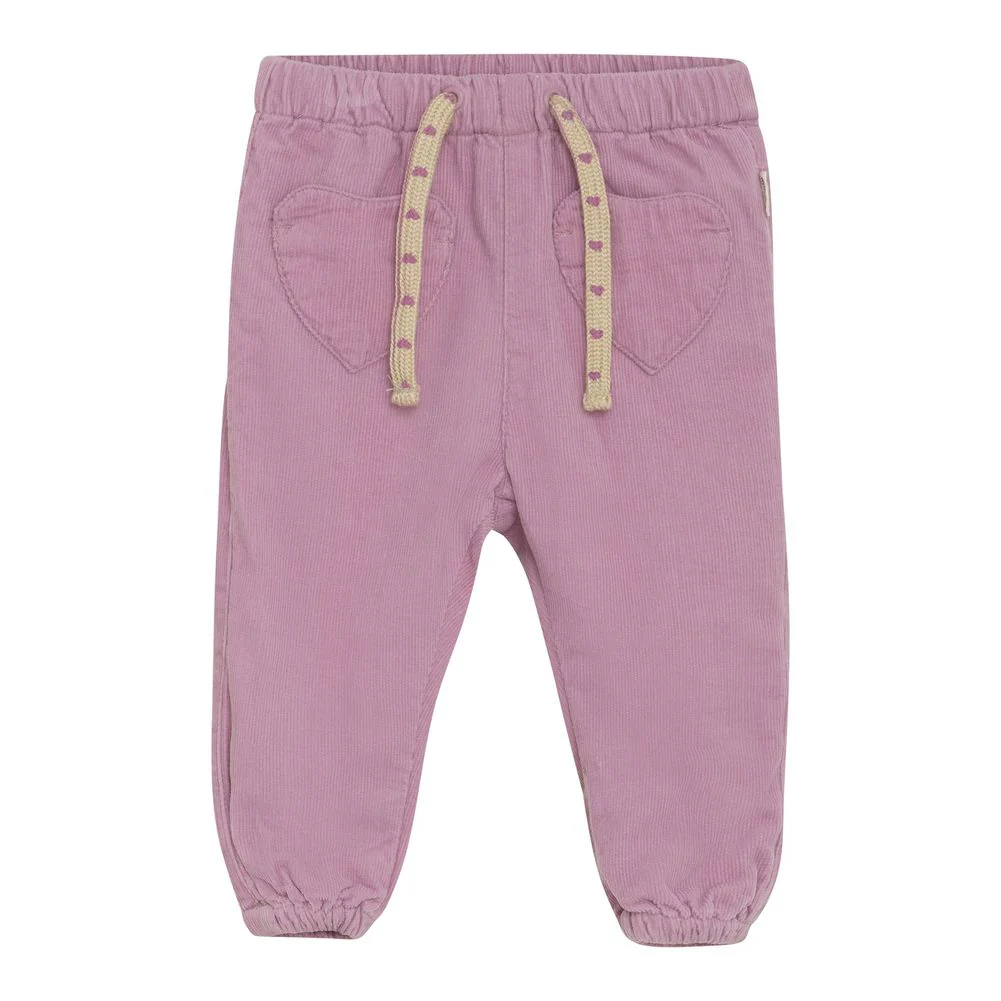 Minymo Corduroy Pants - Mauve Orchid - Image 7