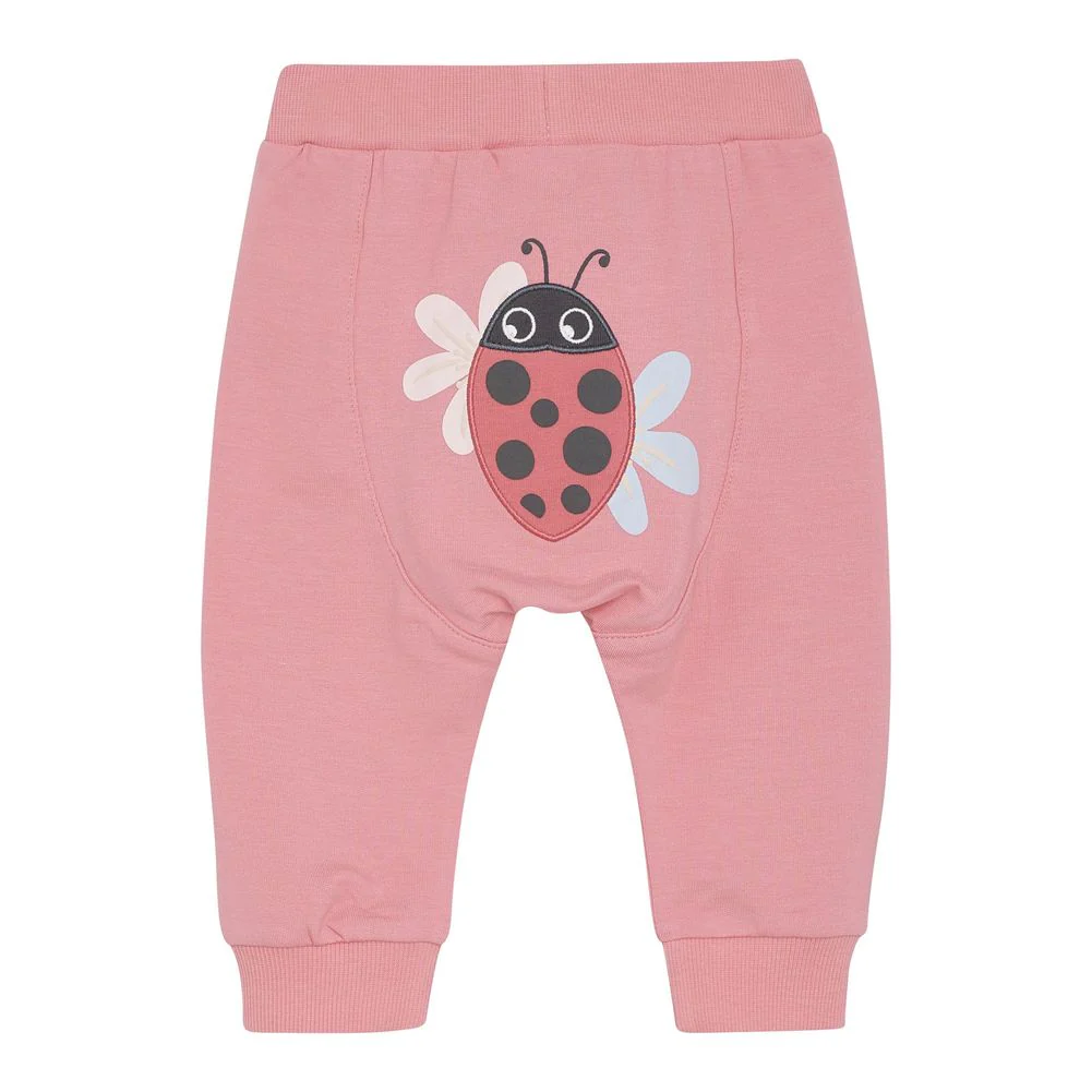 Minymo Cotton Sweat Pants - Strawberry Pink