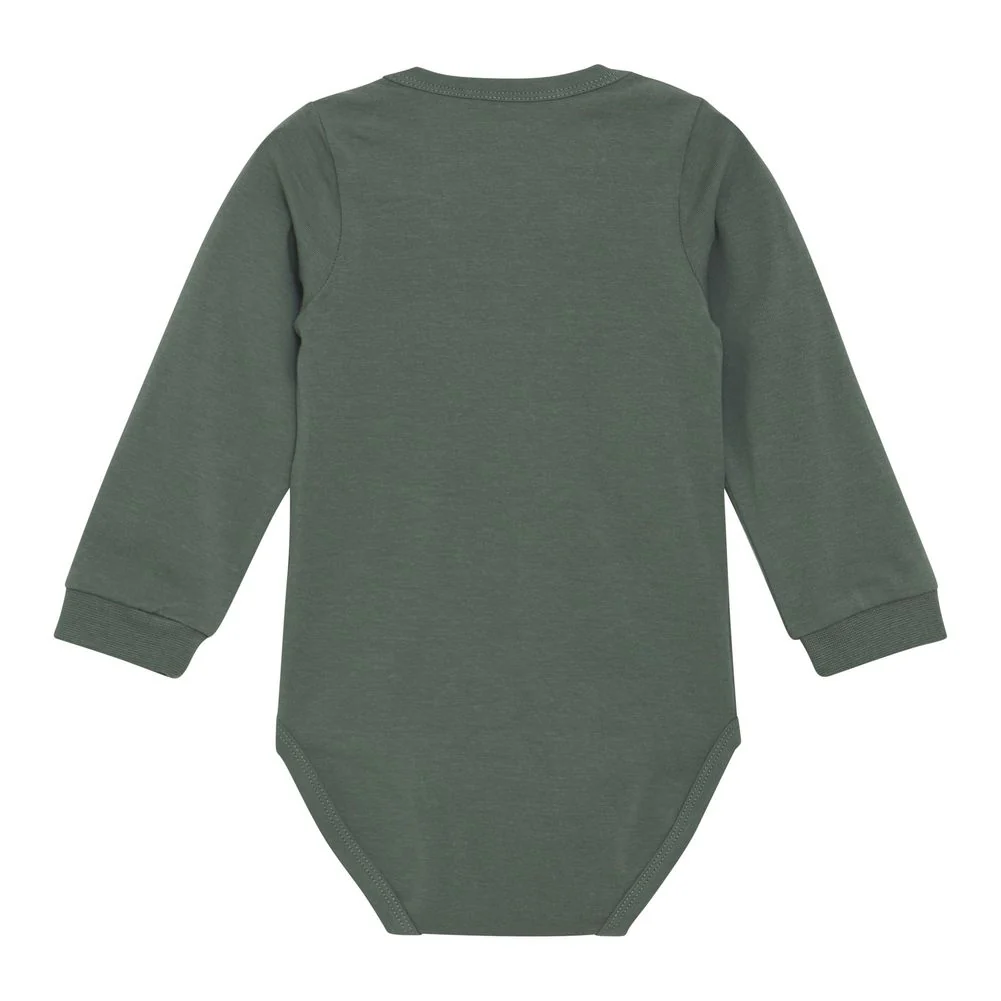 Minymo Long-Sleeve Bodysuit - Dark Forest - Image 2