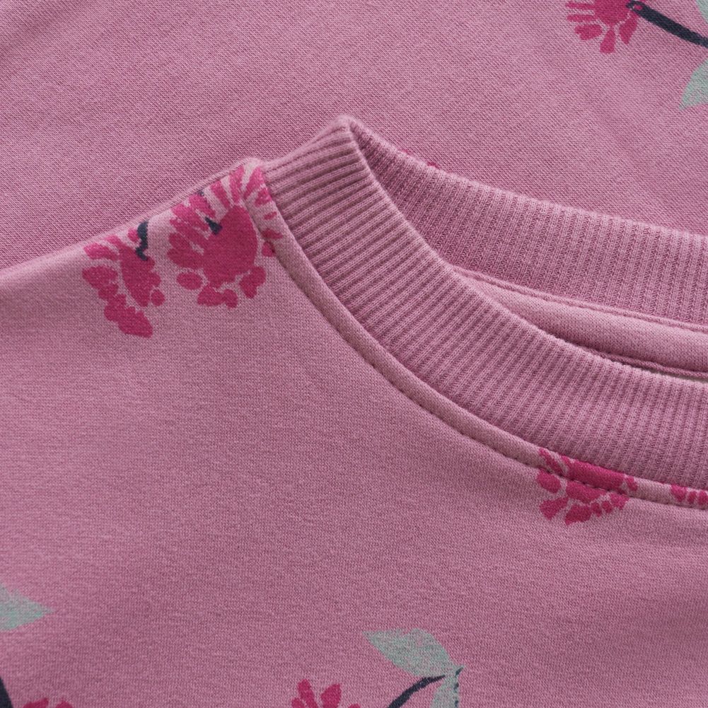 Minymo Long-Sleeve Sweatshirt - Mauve Orchid - Image 3
