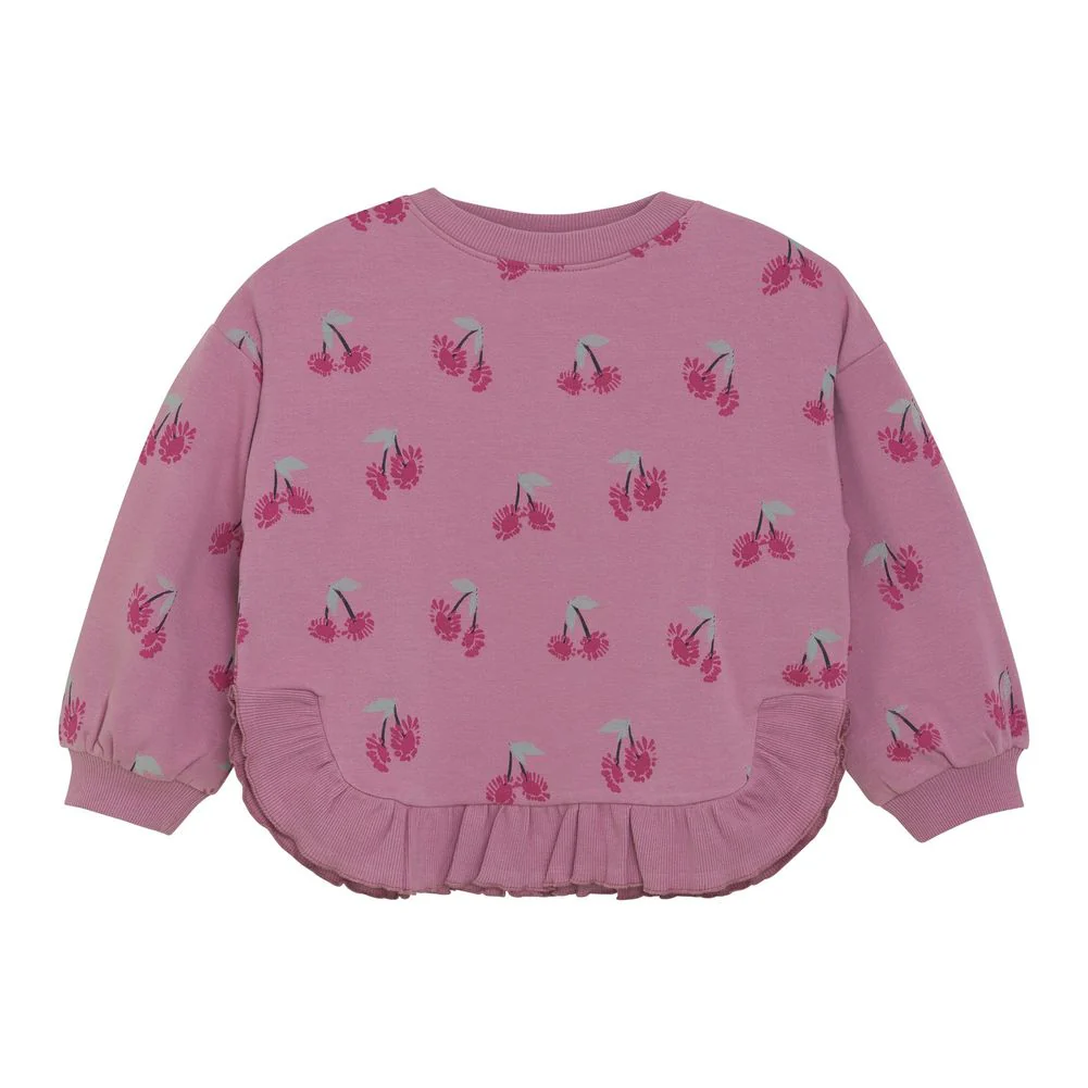 Minymo Long-Sleeve Sweatshirt - Mauve Orchid - Image 4