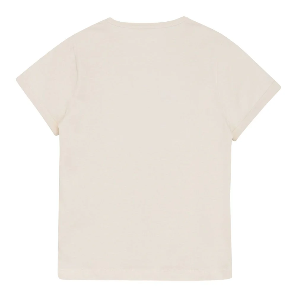 Minymo Short-Sleeve T-Shirt - Pink Flowers/White Swan - Image 2