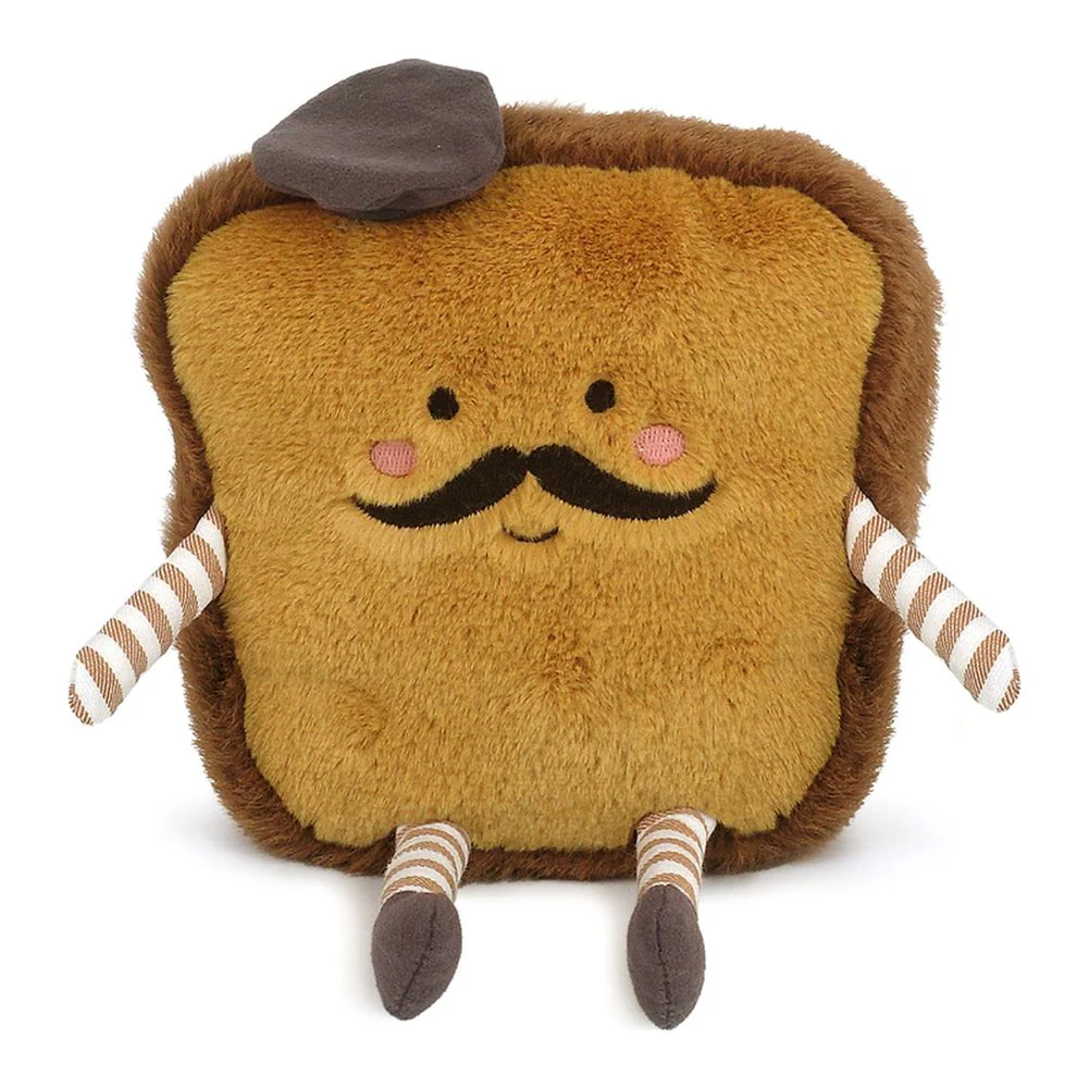 Mon Ami Savoury Snack Plush Toy - Monsieur Toast