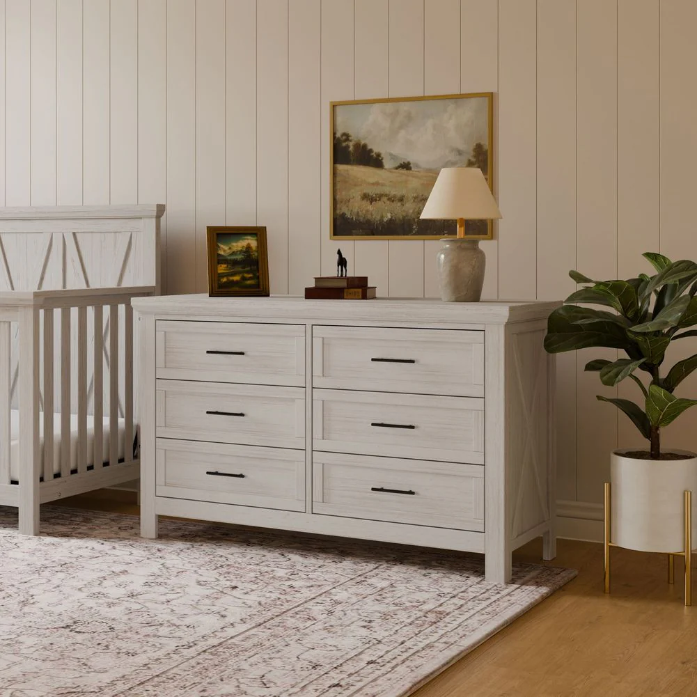 Monogram by Namesake Emory Farmhouse 6-Drawer Dresser - Image 6