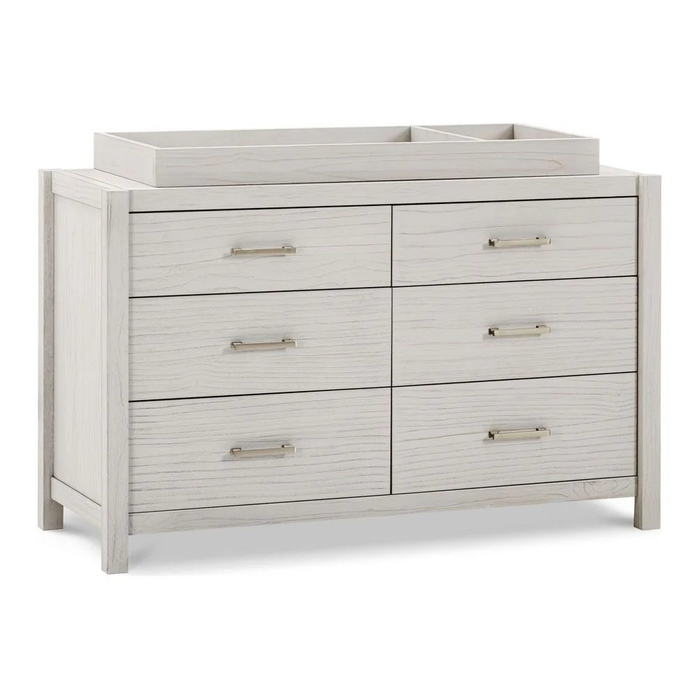 Monogram by Namesake Hemsted 6 Drawer Dresser - White Driftwood - Image 3