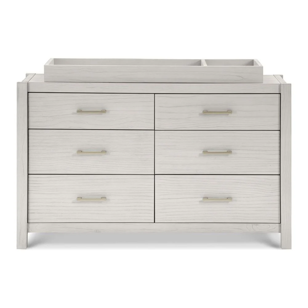 Monogram by Namesake Hemsted 6 Drawer Dresser - White Driftwood - Image 4