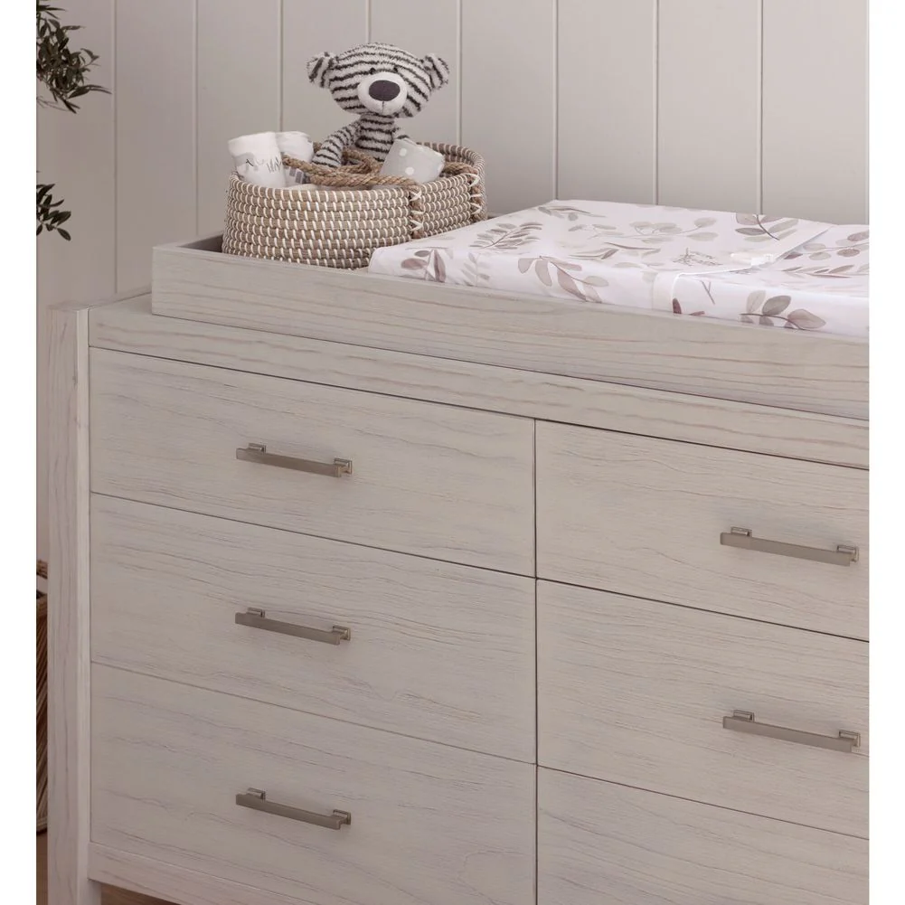 Monogram by Namesake Hemsted 6 Drawer Dresser - White Driftwood - Image 8