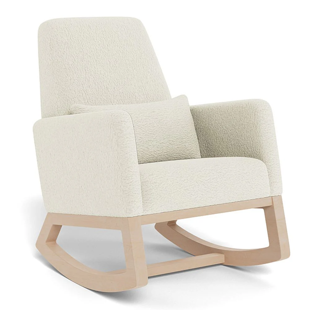 Monte Joya Rocker - Faux Sheepskin with Maple Base (Floor Model)