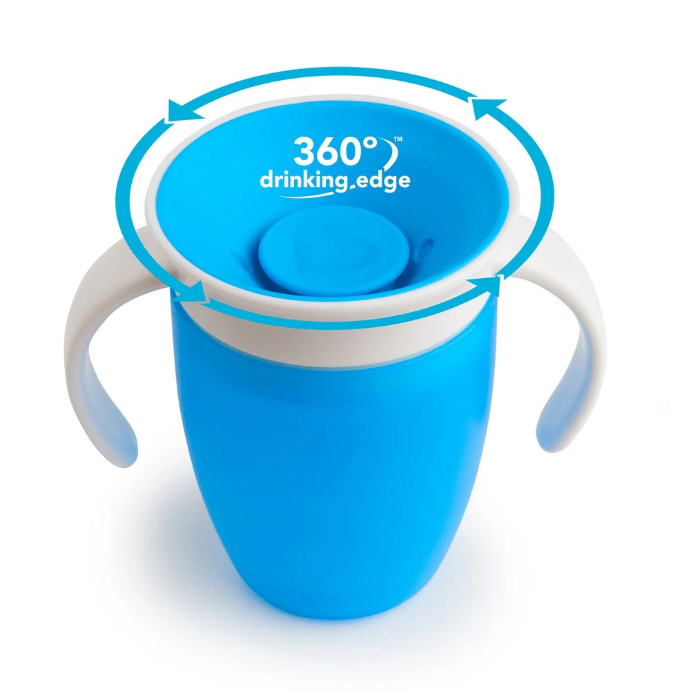 Munchkin Miracle 360 Trainer Sippy Cup - Blue (7oz) - Image 2