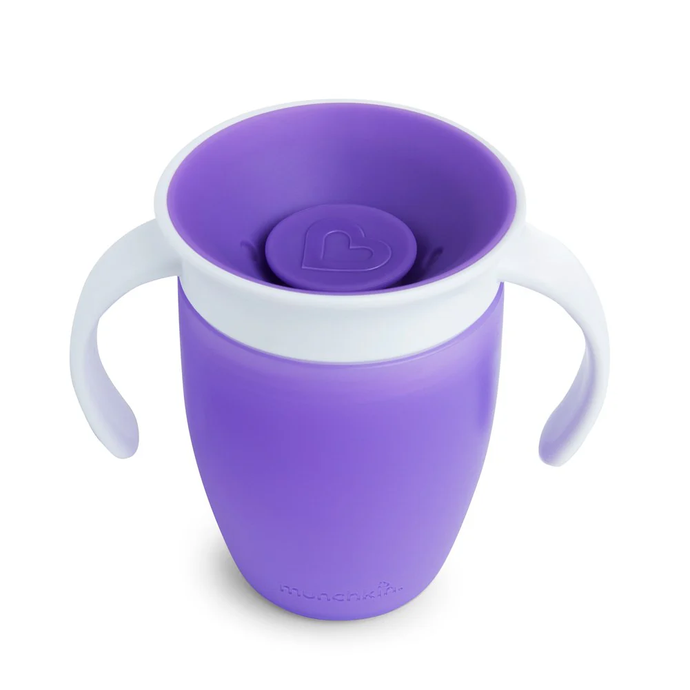 Munchkin Miracle 360 Trainer Sippy Cup - Purple (7oz) - Image 3