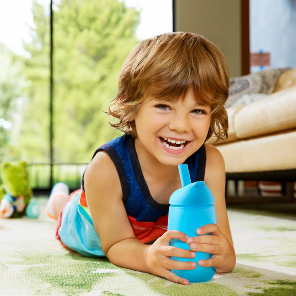 Munchkin Simple Clean Straw Cup - Blue (10 oz) - Image 4