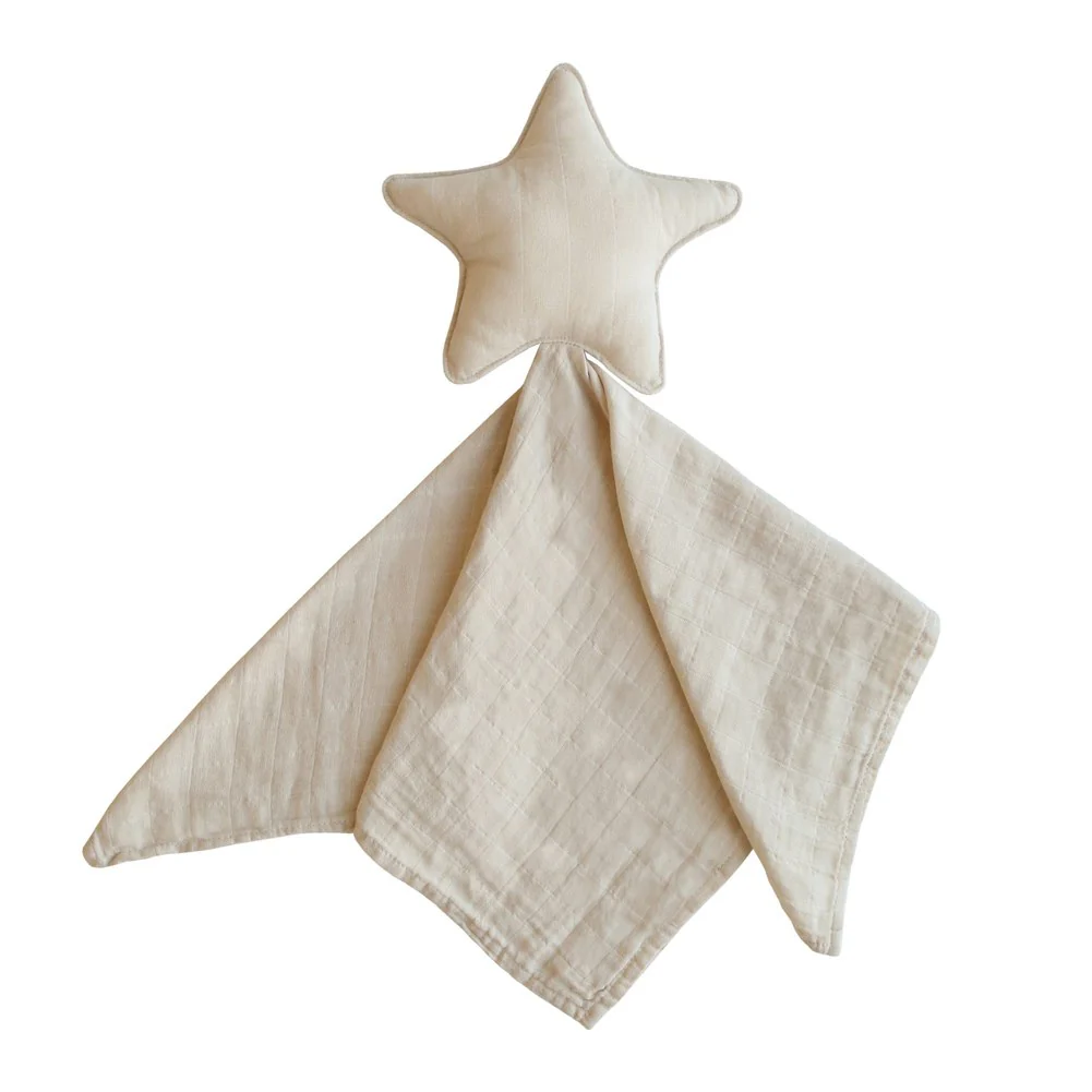 Mushie Organic Cotton Lovey Blanket - Image 3