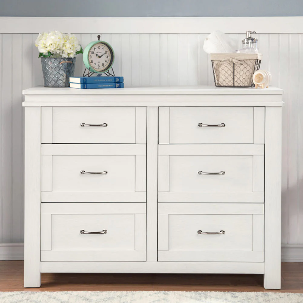 Namesake Wesley Farmhouse 6-Drawer Double Dresser - Image 5
