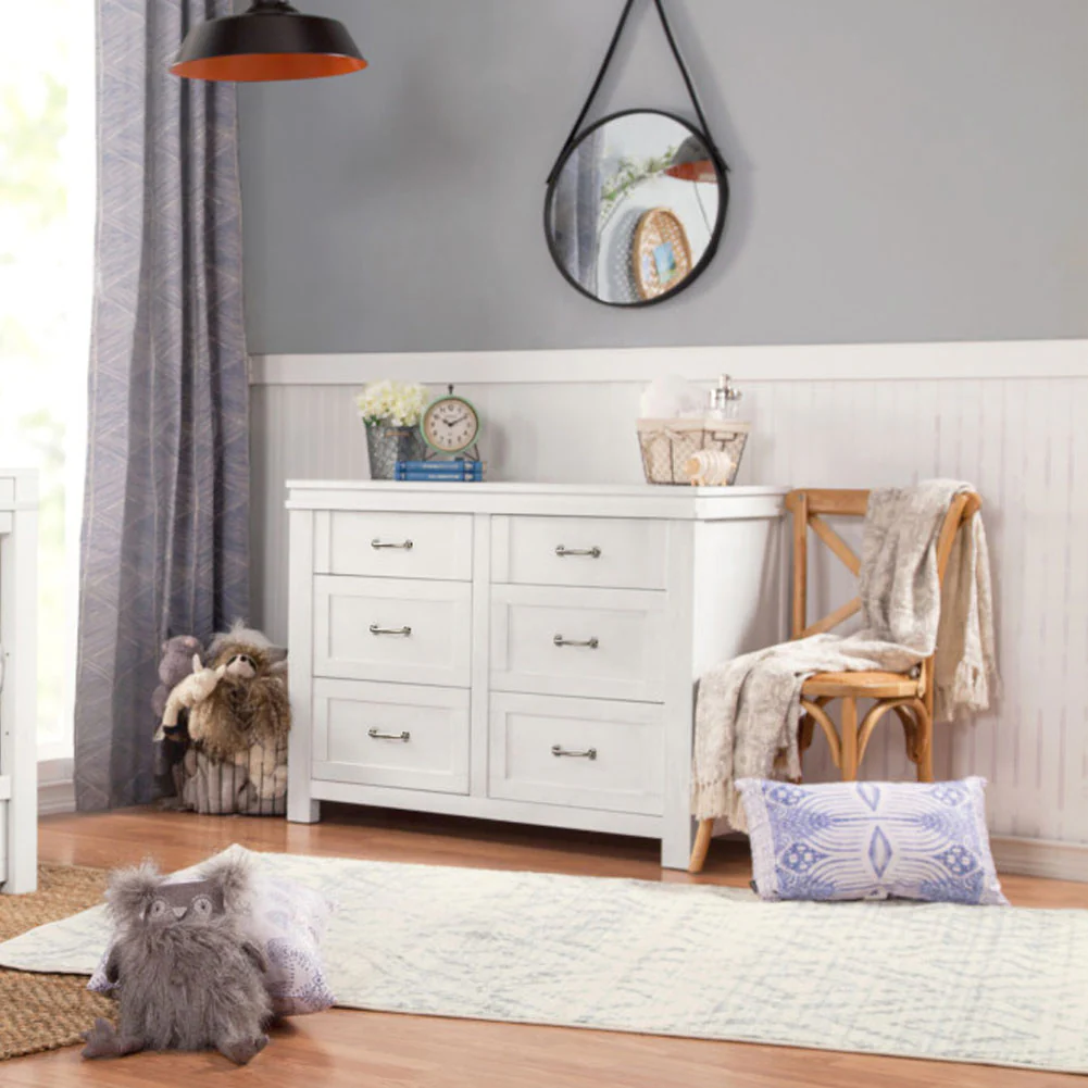 Namesake Wesley Farmhouse 6-Drawer Double Dresser - Image 6