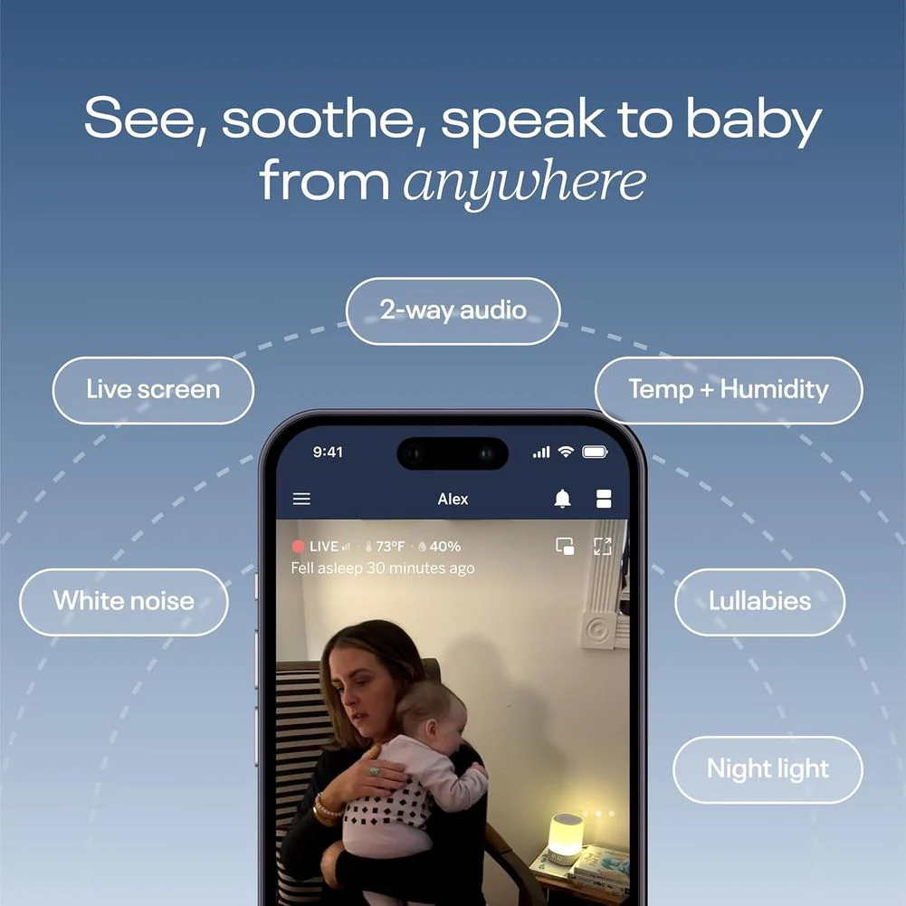 Nanit Pro Smart Baby Monitor and Flex Stand (V2) - Image 8