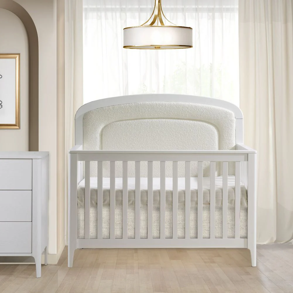 Natart Signature Series Palo Convertible Crib with Upholstered Panel - Image 4
