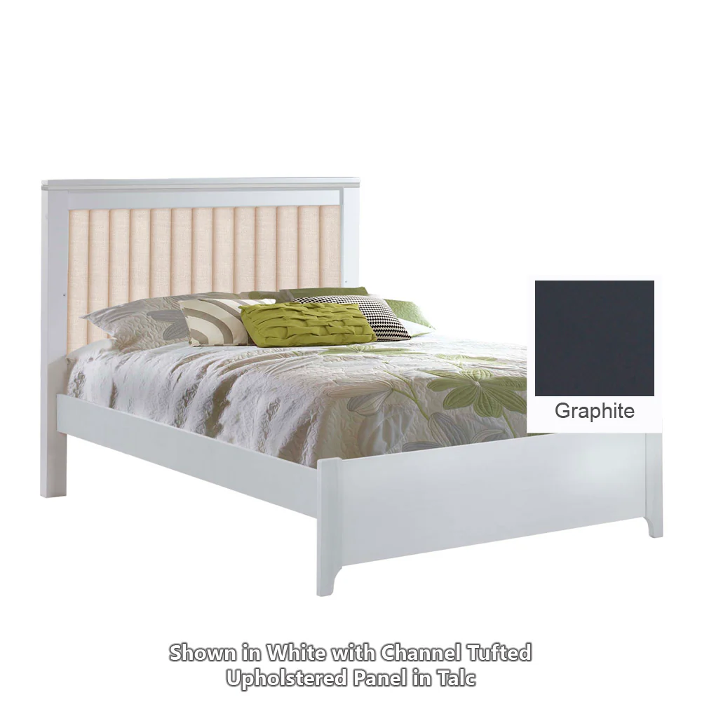 Natart Taylor 54 inch Double Bed with Channel Tufted Headboard Panel - Image 4