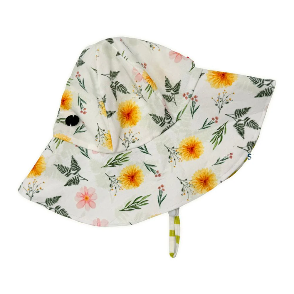 Newbornlander Summer Hat - Flowers & Ferns