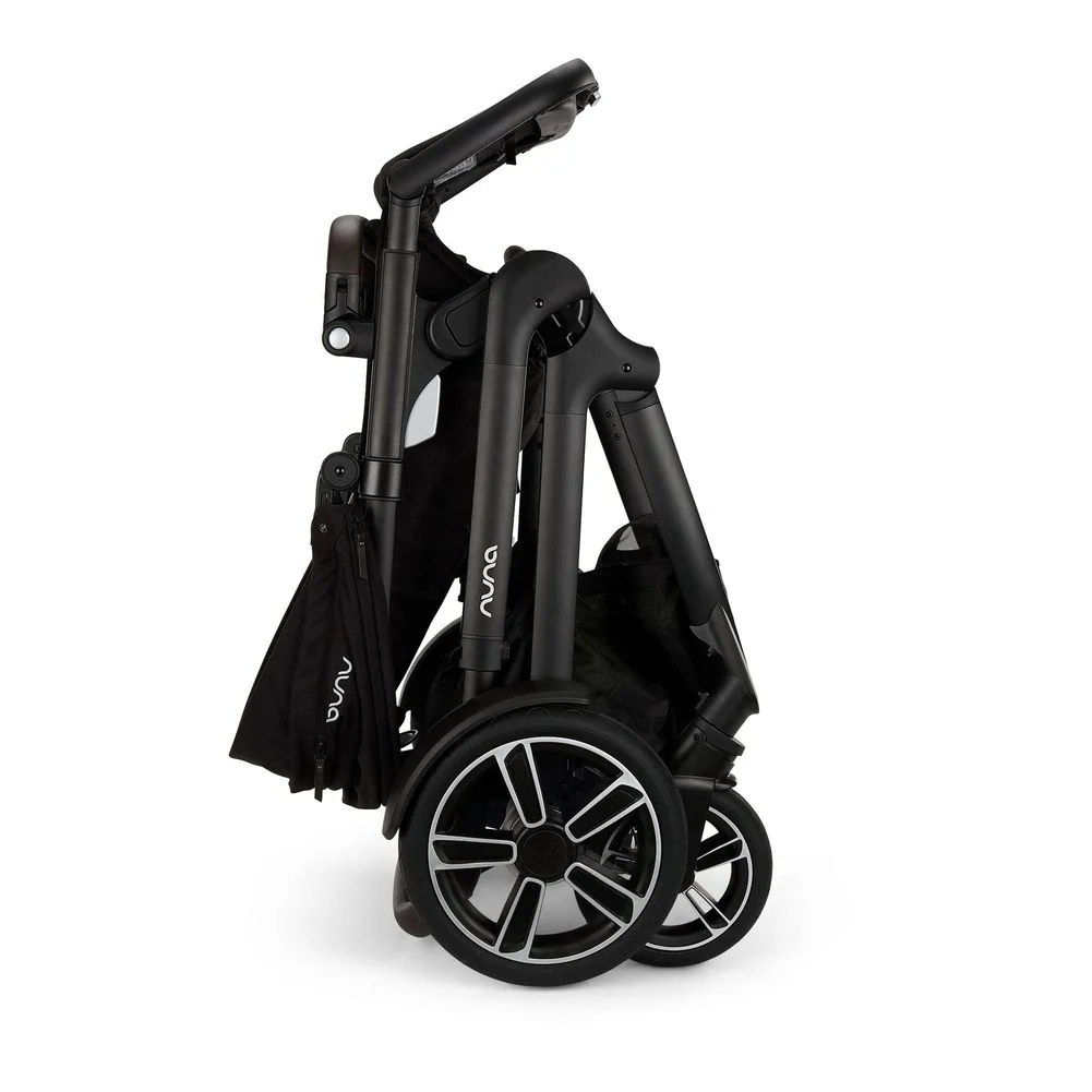 NUNA DEMI Next Stroller with Rider Board - Caviar - Image 4