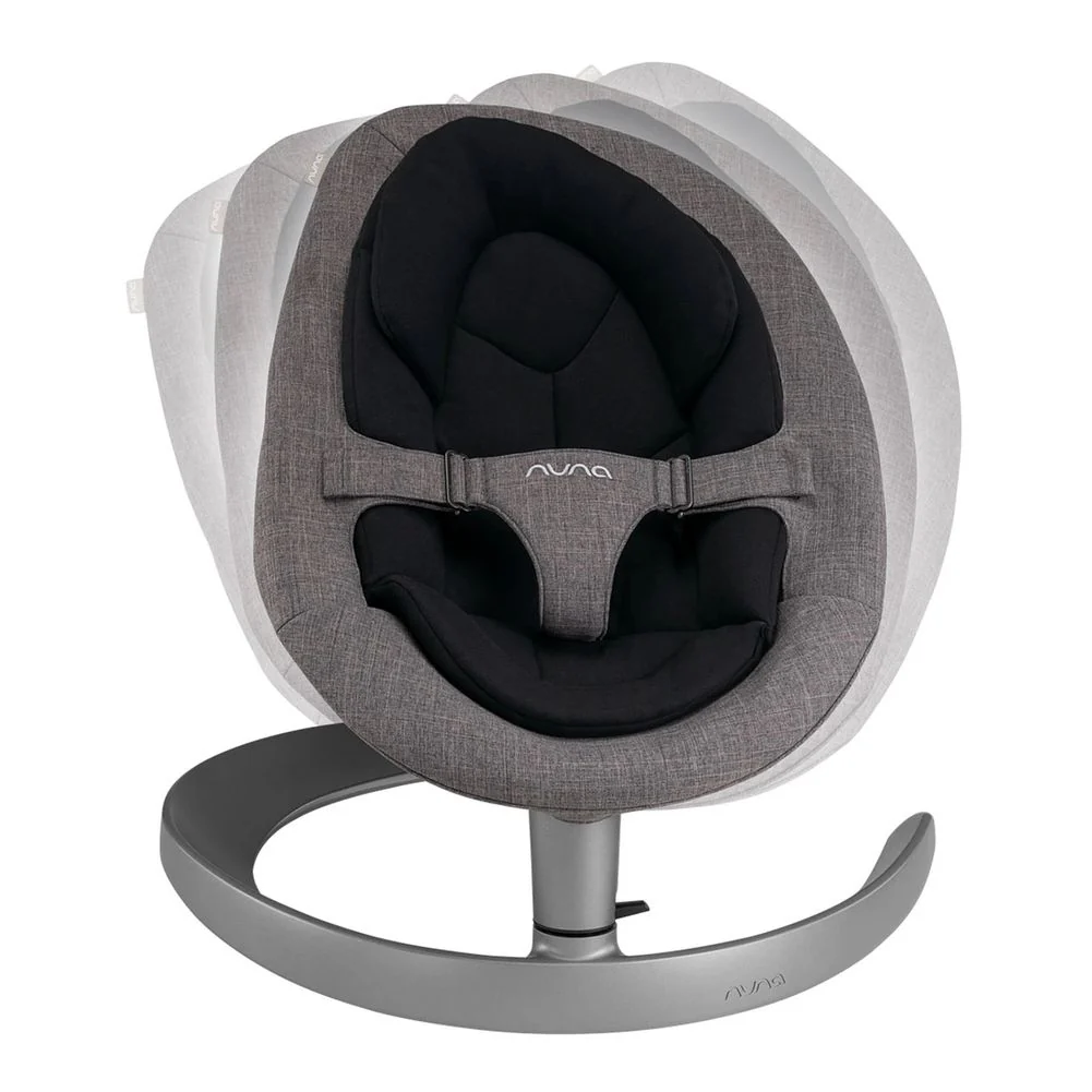 NUNA LEAF Grow Swing with Toy Bar - Charcoal - Image 2